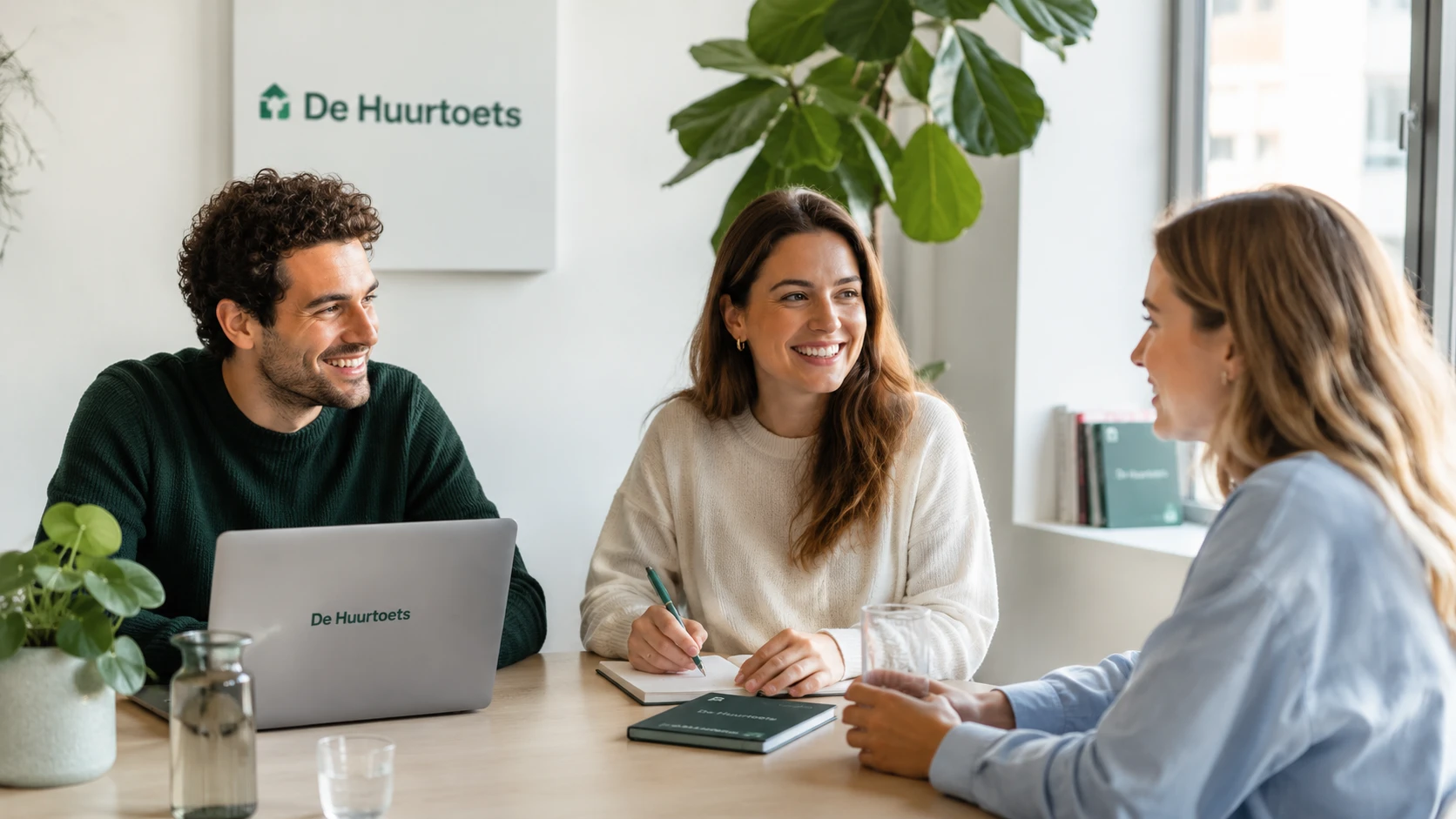 Het team van De Huurtoets bespreekt een gratis huurprijscheck en het bezwaardossier voor de Huurcommissie